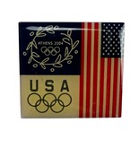 Athens Greece Olympics Pin USA Competition Games Vintage Hat Lapel Tie T... - $10.84 CAD
