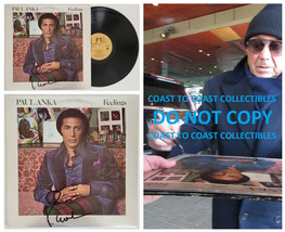 Paul Anka signed Feelings album vinyl record COA exact proof autographed - £195.55 GBP