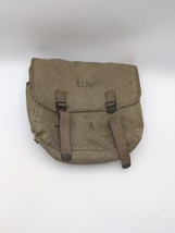 Vintage WWII US Army Field Musette Bag 1942 Atlantic Products Corp - £74.93 GBP