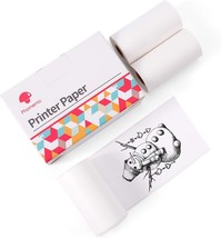 Phomemo Semi-Transparent Self-Adhesive Thermal Paper, Glossy Printable, Rolls. - £18.65 GBP