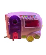Mattel Barbie Club Chelsea Camper Van Wheeled Trailer RV Tow Behind Camp... - £15.44 GBP