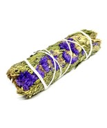 5 Inch Cedar With Purple Sinuata ~ Smudging Incense For Smoke Cleansing,... - £6.29 GBP