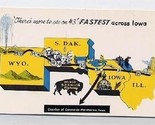 Chicago Black Hills Highway Across Iowa Postcard - $9.90