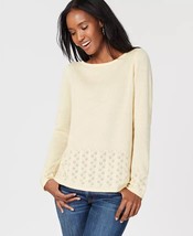 New Charters Club Yellow 100% Cashmere Sweater Size L $159 - £60.12 GBP