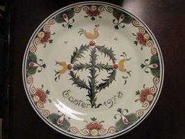 Compatible with Royal Delft Easter Plate 10&quot; Nib by M. DE BRUYN # 323/3500 [*4] - £95.35 GBP