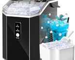 Nugget Ice Maker Countertop, Portable Pebble Ice Maker Machine With Hand... - £247.46 GBP