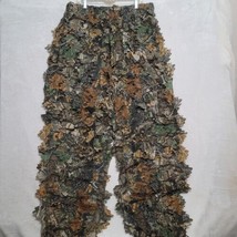 Cabela&#39;s Men&#39;s Leafy Camo Ghillie Pants Size 2XL Seclusion 3D Open Mesh Hunting - £33.53 GBP