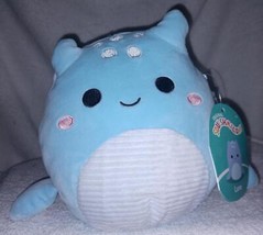 Squishmallows  Lune the Light Blue Loch Ness Monster 7&quot;H NWT - £12.77 GBP