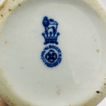 Royal Doulton Pitcher Morissian Flow Blue Pottery The King God Bless Him Antique - £132.56 GBP