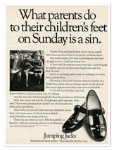 Jumping Jacks Kids&#39; Dress Shoes Feet Health Vintage 1972 Full-Page Magaz... - $9.70