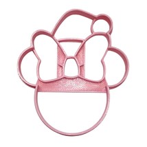 6x Minnie Mouse Santa Fondant Cutter Cupcake Topper 1.75 IN USA FD4594 - £6.25 GBP