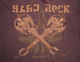 Hard Rock Cafe V-Neck Nashville Tennessee Souvenir Music T Shirt M / L - £12.41 GBP