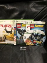 LEGO Batman &amp; Pure Double Pack Xbox 360 CIB Video Game - £6.05 GBP