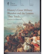 The Great Courses: History&#39;s Great Military Blunders and Lessons(DVD &amp; B... - £40.86 GBP