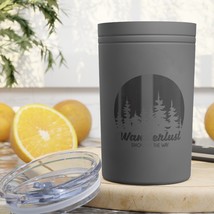 Sherpa 11oz Insulated Vacuum Tumbler: Adventure Awaits with Wanderlust &quot;... - £23.74 GBP