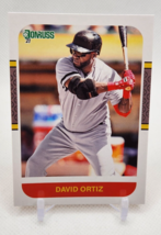 ⚾DAVID ORTIZ 2021 Donruss #252 1987 Retro Red Sox Twins Baseball Card⚾ - £1.00 GBP