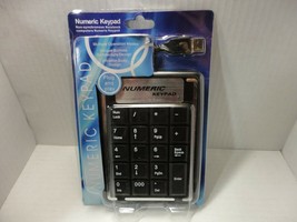 USB Numeric Keypad Keyboard Numpad Number Pad Wired Comfortable Portable... - £15.25 GBP