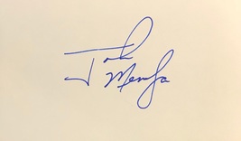 John Mendoza Autographed Hand Signed 3x5 Index Card Two And A Half Men w/COA - $12.99