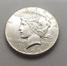 1926 S Peace Dollar - 90% Silver, Vf - Free S/H! - £38.78 GBP