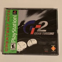 Playstation 1 Gran Turismo 2 Greatest Hits PS1 2-disc Fat Green Case - $16.21