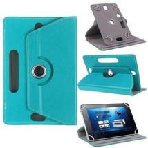 TEAL 360° Folio Leather Case Cover For 8 Inch Universal Android Tablet - £6.84 GBP