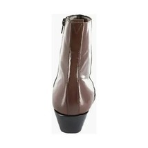24855-221 Men's Stacy Adams Santos Side Zip Boot Soft Leather Cognac image 5