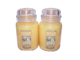 Yankee Candle Homemade Herb Lemonade Large Jar Candle 22 oz each- Lot of 2 - £43.90 GBP