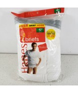Hanes Men&#39;s Briefs 42 inch Waist 2006 Pack of 8  PMR0384 New Sealed - €27,02 EUR