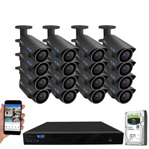16 Channel 4K 8Mp Network Nvr Hd 5Mp Ip Security Camera System With 16 X... - $3,519.99