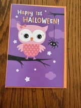 Happy First Halloween Card &amp; Envelope For A Girl Hallmark Greeting Card - £3.46 GBP