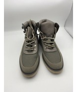 Kenneth Cole Reaction Kallou Grey Lug Sole Combat Boots Men’s 9.5 - $102.57 CAD