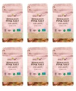 Lot 6 x SALT84 Himalayan Pink Salt Fine Grain Vegan Kosher Halal 1 LB/Ba... - $556.59 MXN