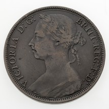 1890 Grande-Bretagne Penny Pièce de Monnaie En XF+ État Km #755 - £46.69 GBP