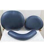 Brewer 50994 Dental Assistants Stool Seat, Back and Arm Diplomat Blue - $3,581.17 MXN