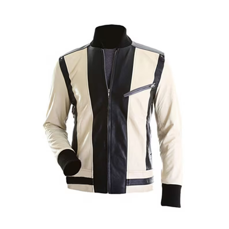 Ferris Bueller Matthew Broderick Day Off Biker Leather Jacket For Men