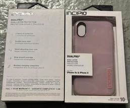 Incipio Dual Pro Pink Two Layer Protection Phone Case for Apple iPhone X - £6.78 GBP