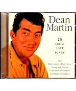 Dean Martin : 20 Great Love Songs - Audio Music CD - £4.64 GBP