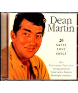 Dean Martin : 20 Great Love Songs - Audio Music CD - $8.12 CAD