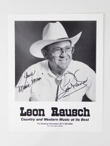 Leon Rausch 8x10 Photo Voice Bob Willis &amp; His Texas Playboys FACSIMILE P... - $4.94