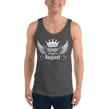 Generic Kings are Born in August Unisex Tank Top - Best Birthday Gift Idea Shirt - $24.70+