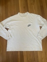 90s Nike Air Max TN T Shirt Spellout Mini Swoosh Large Center USA Vtg Rare  READ - £47.30 GBP