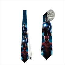 Necktie Spiderman Peter Parker Superhero Ironman Halloween Cosplay - $25.00