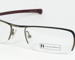 FreudenHaus Drake 1 Gunmetal-Red Lunettes Titane Cadre 52-18-125mm - $163.89