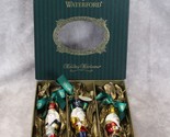 Waterford Holiday Heirlooms Ornaments 3 Nutcrackers Hand Made 2000 w/ Bo... - $68.59