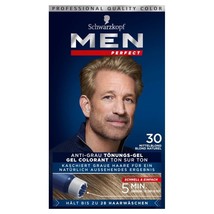 Schwarzkopf Men Perfect Anti-gray hair coloring gel TYPE: 30 -FREE SHIPPING - £17.20 GBP