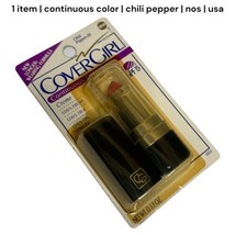 Covergirl Continuous Color Creme Lipstick SPF 15 Chili Pepper 28 New Old Stock - £11.28 GBP