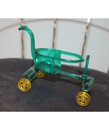Doll House Size Tayor Tot Style Stroller Green Plastic - £14.02 GBP