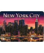 New York City Hudson River Reflection 3D Fridge Magnet - $6.99