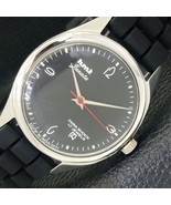 CLASSIC HMT JANATA HAND-WINDING MENS BLACK DIAL WATCH a600036-4 - €18,70 EUR
