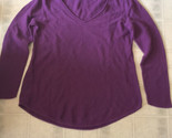 Eileen Fisher Women&#39;s 100% Organic Cotton Tunic Sweater Size Small Purple  - £56.17 GBP